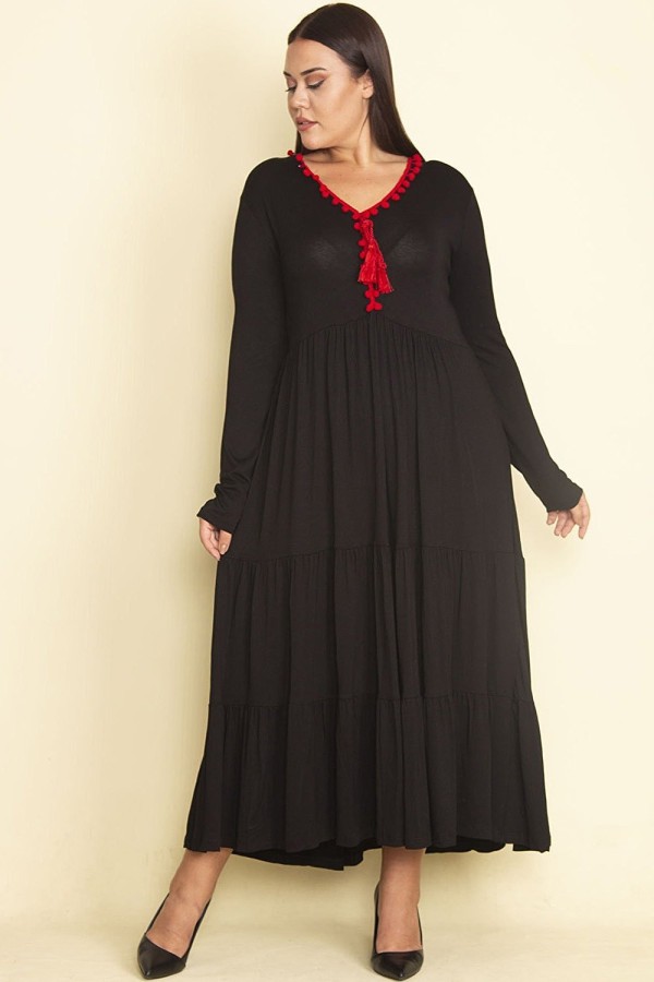 Ilga varpelio formos suknelė su raukiniais