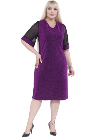 Elegantiška violetinė suknelė