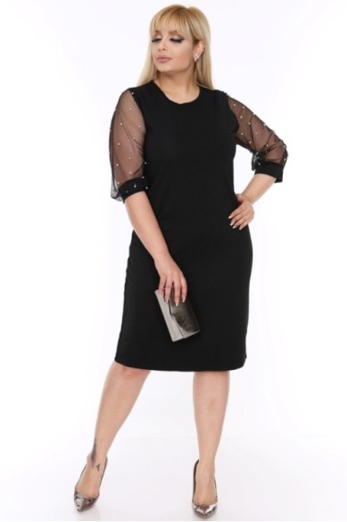 Juoda klasikinė suknelė