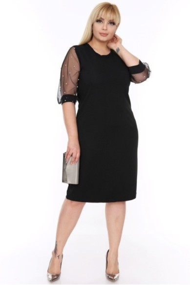 Juoda klasikinė suknelė