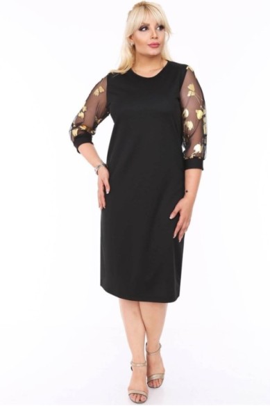 Juoda klasikinė suknelė