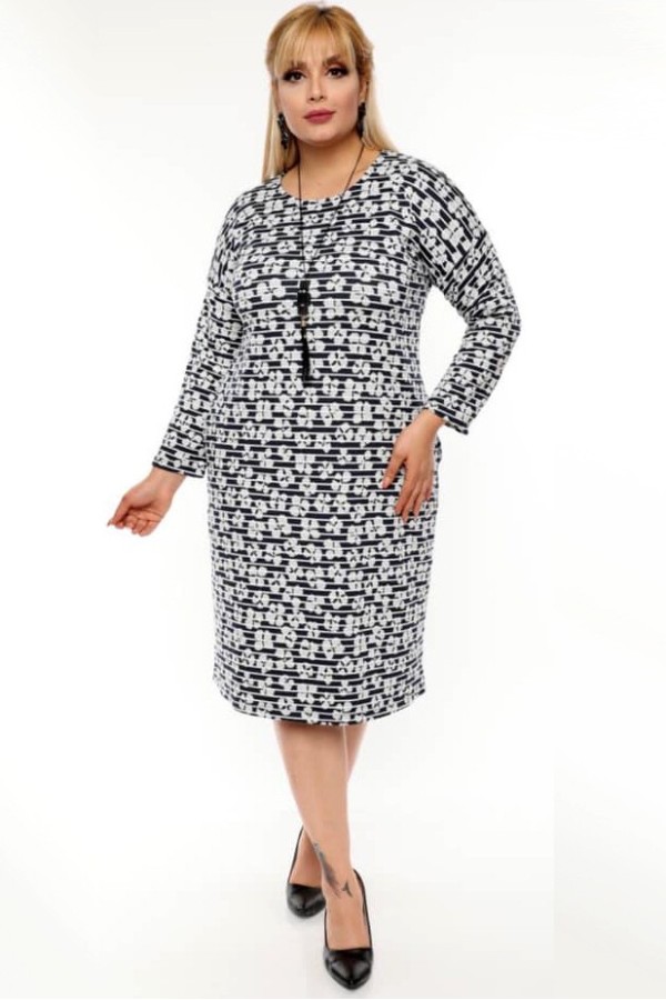 Marga žakardinė suknelė