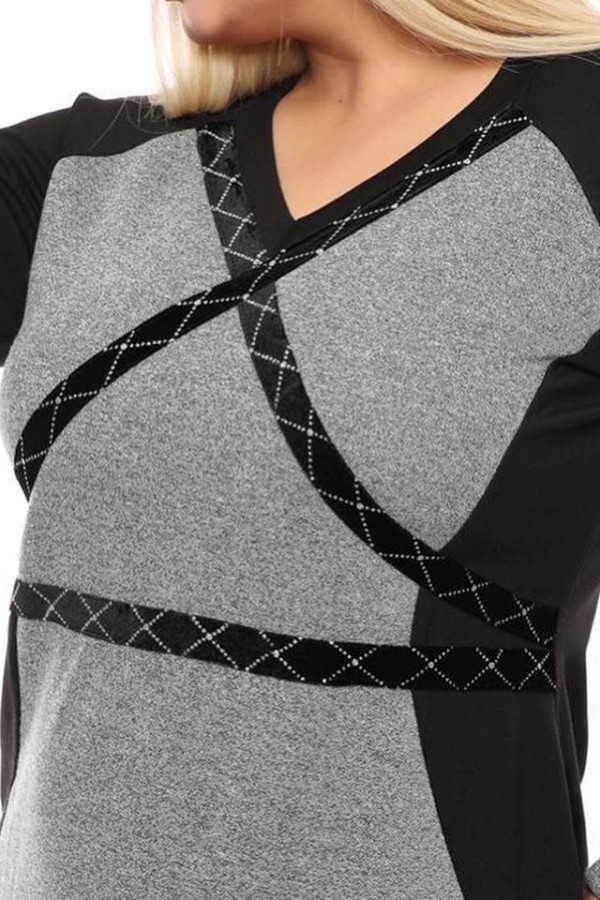 Stilinga pilka suknelė