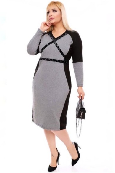 Stilinga pilka suknelė