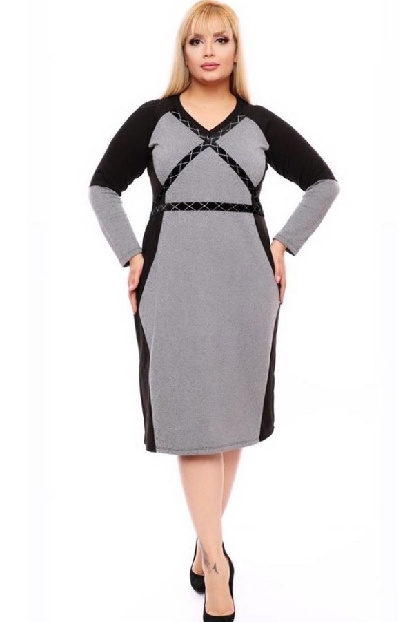 Stilinga pilka suknelė