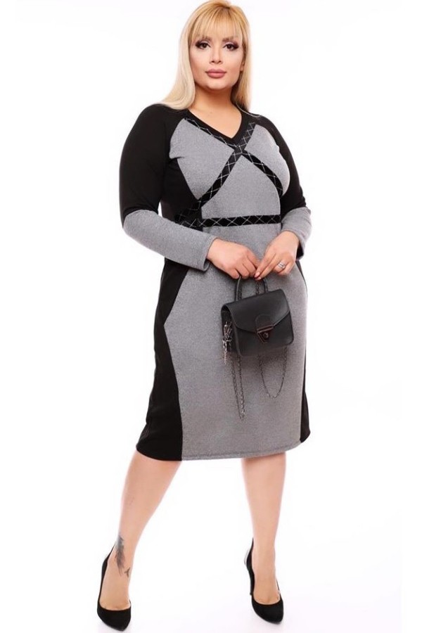 Stilinga pilka suknelė