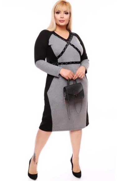 Stilinga pilka suknelė