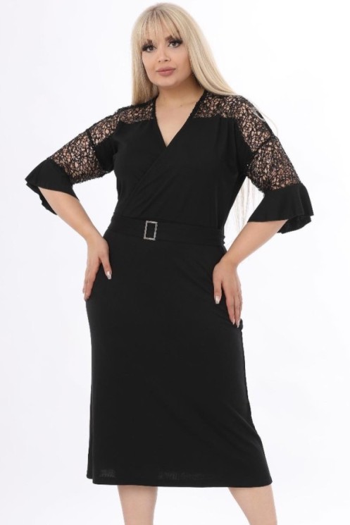 Juoda elegantiška suknelė