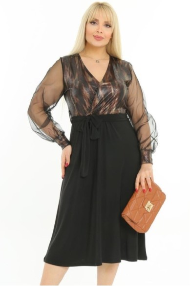 Elegantiška suknelė su dirželiu