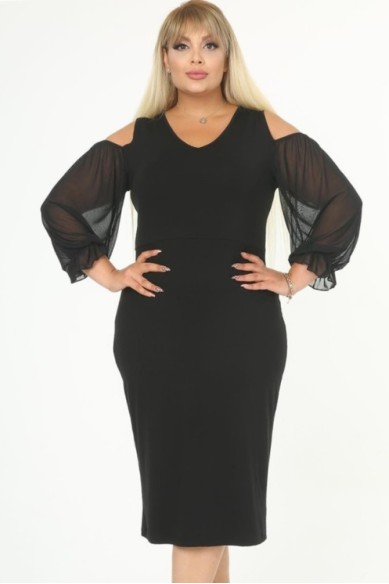 Elegantiška juoda suknelė