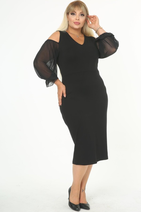 Elegantiška juoda suknelė