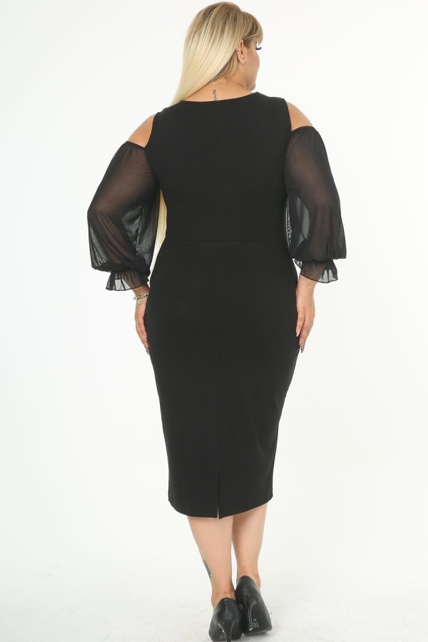 Elegantiška juoda suknelė