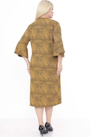 Marga geltona suknelė